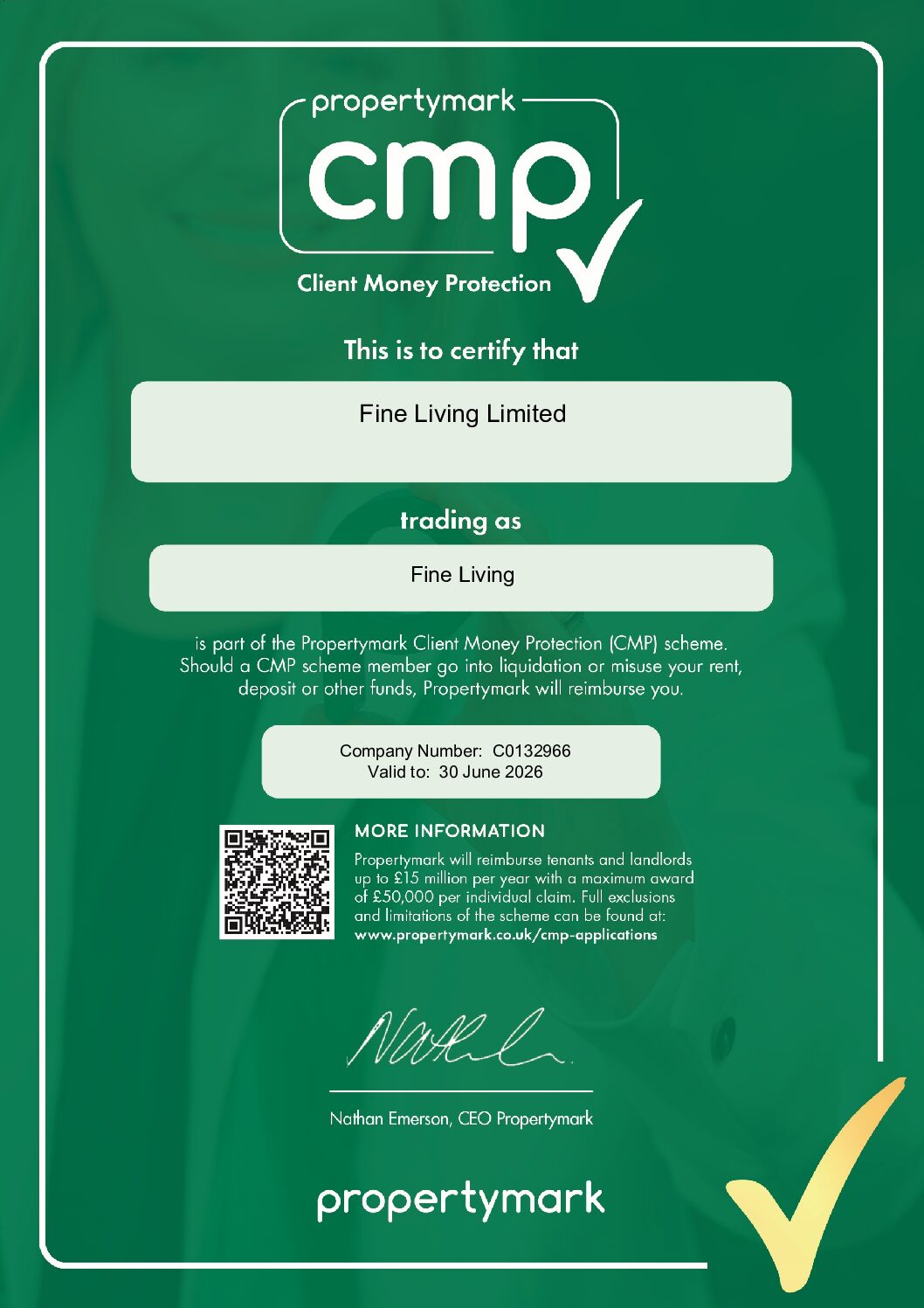 CMP Certificate